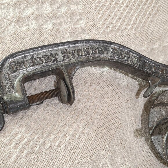 Antique Enterprise Cherry Stoner No 118 Philadelphia PA  USA 1917 Pat Cast Iron - Picture 11 of 15